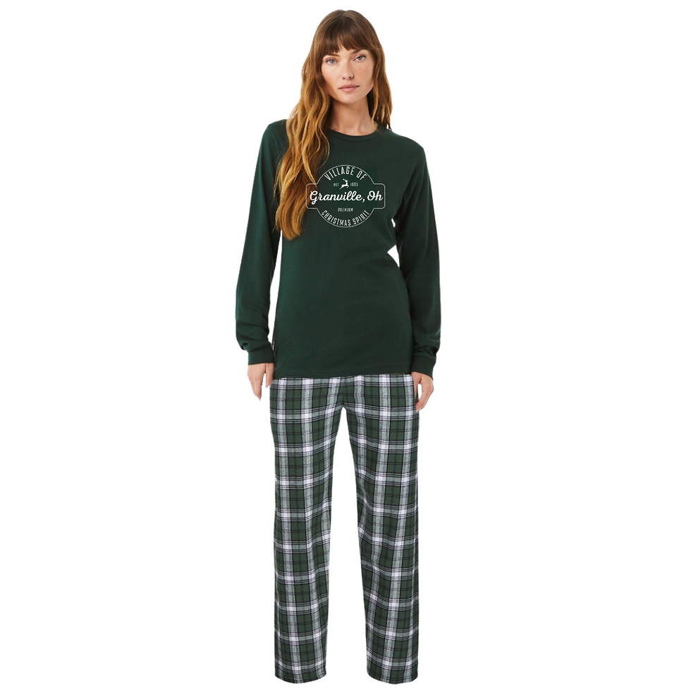 Thumbnail: Granville Village Cozy Collection PJ Set - Christmas