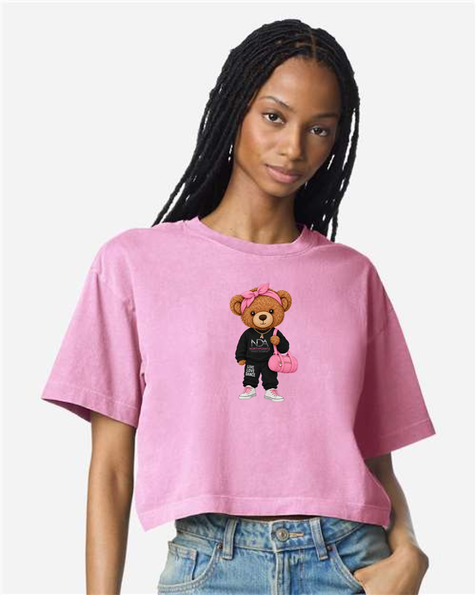 Thumbnail: Northpointe Dance Academy Women's Heavyweight Cotton Boxy Cropped Tee