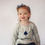 Thumbnail: Little Granville Toddler Long Sleeve Peplum Top - Heather Gray