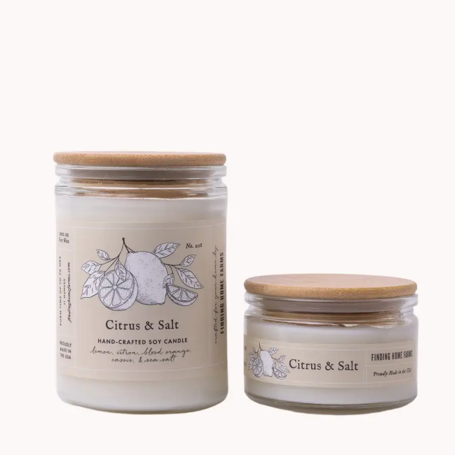Finding Home Farms Citrus and Salt 11 oz Candle