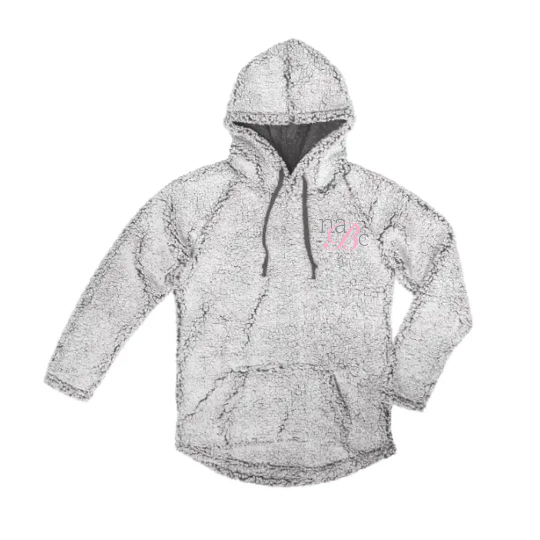 New Albany Ballet Company Ladies Cloud Sherpa Raglan Hoodie