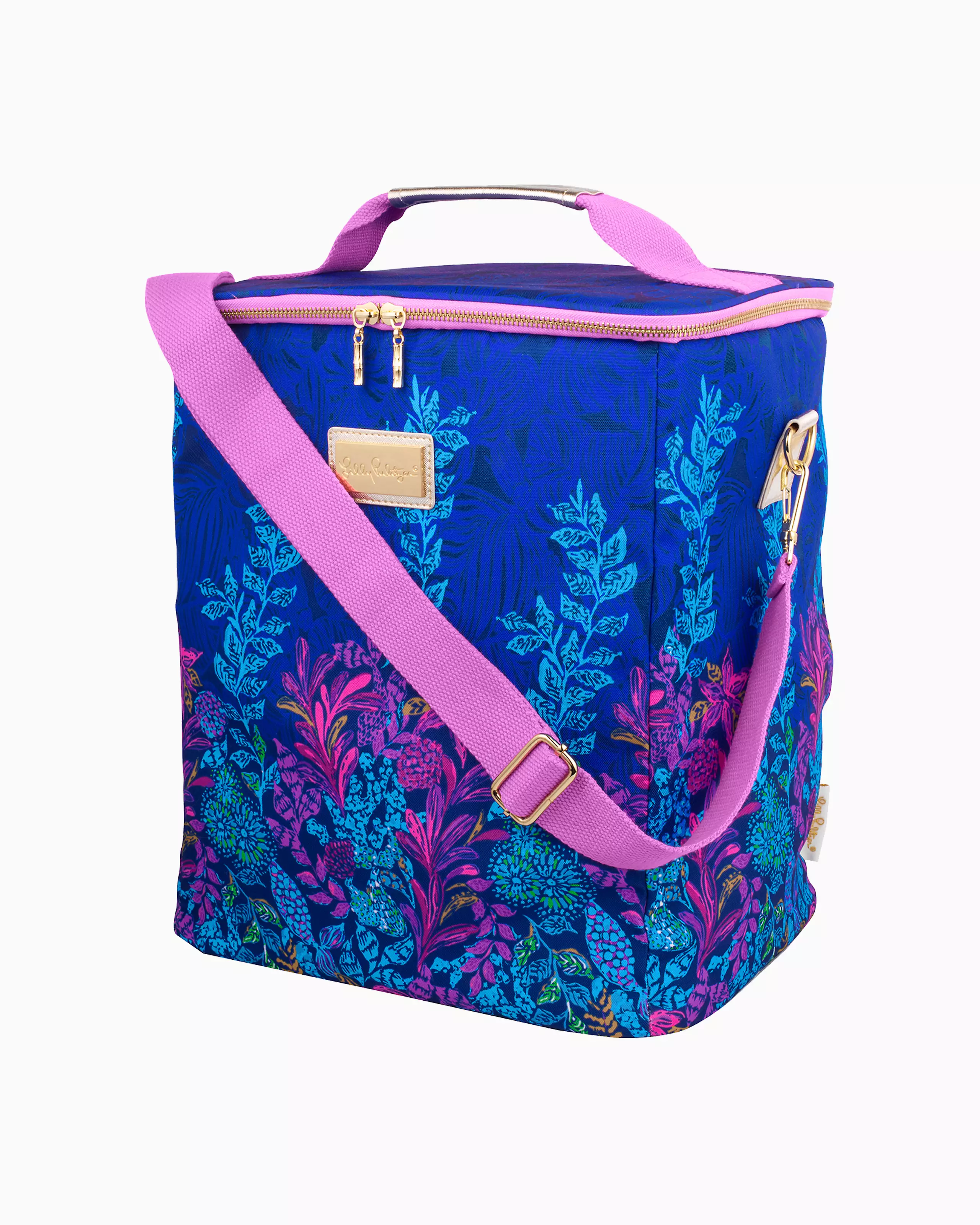 Lilly Pulitzer Wine Carrier Calypso Coast justwriteohio
