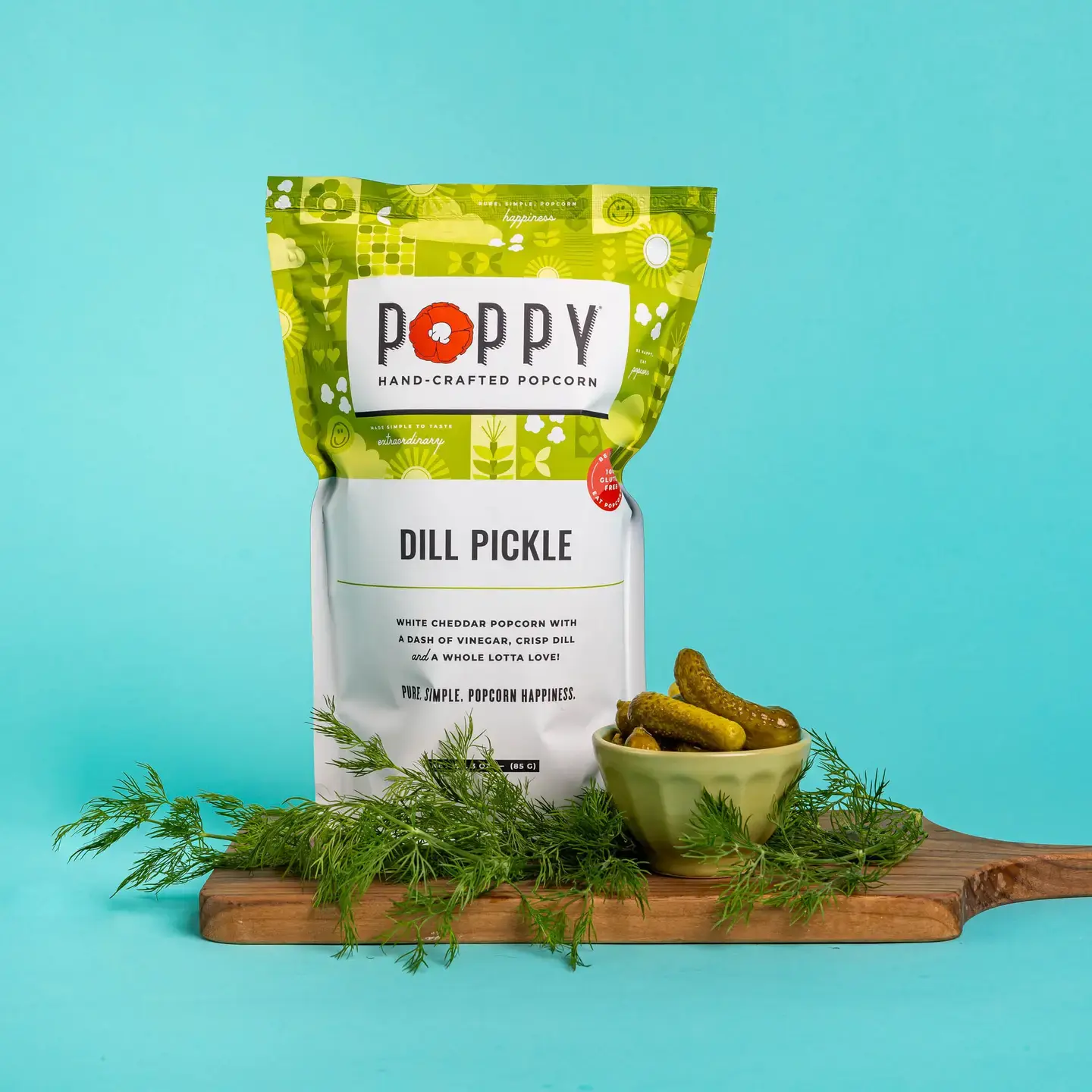 Poppy Dill Pickle Market Bag