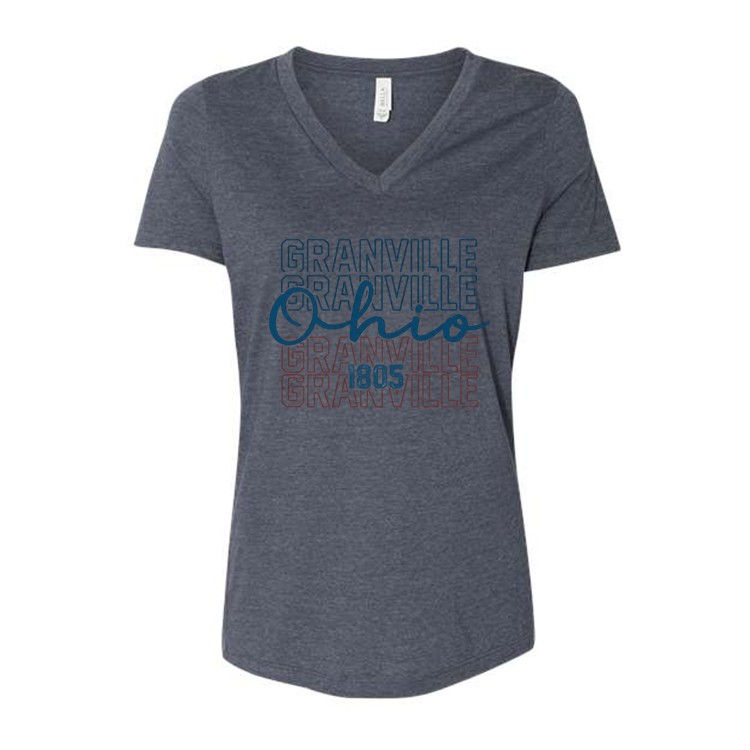 USA Ladies V-Neck Tee