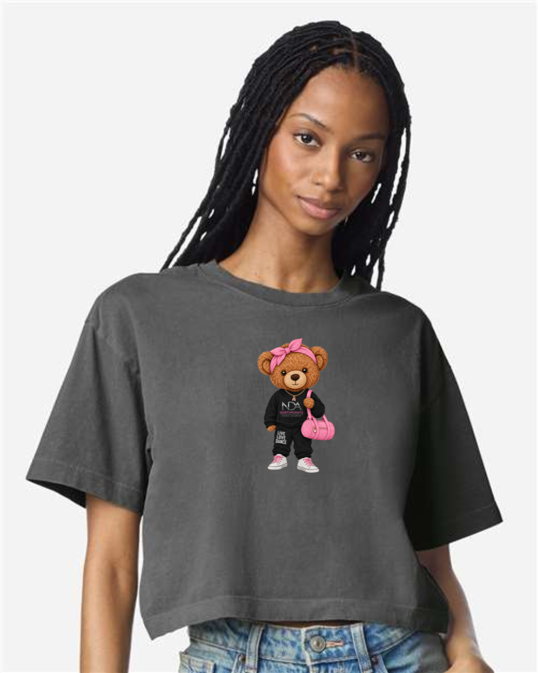 Northpointe Dance Academy Women's Heavyweight Cotton Boxy Cropped Tee