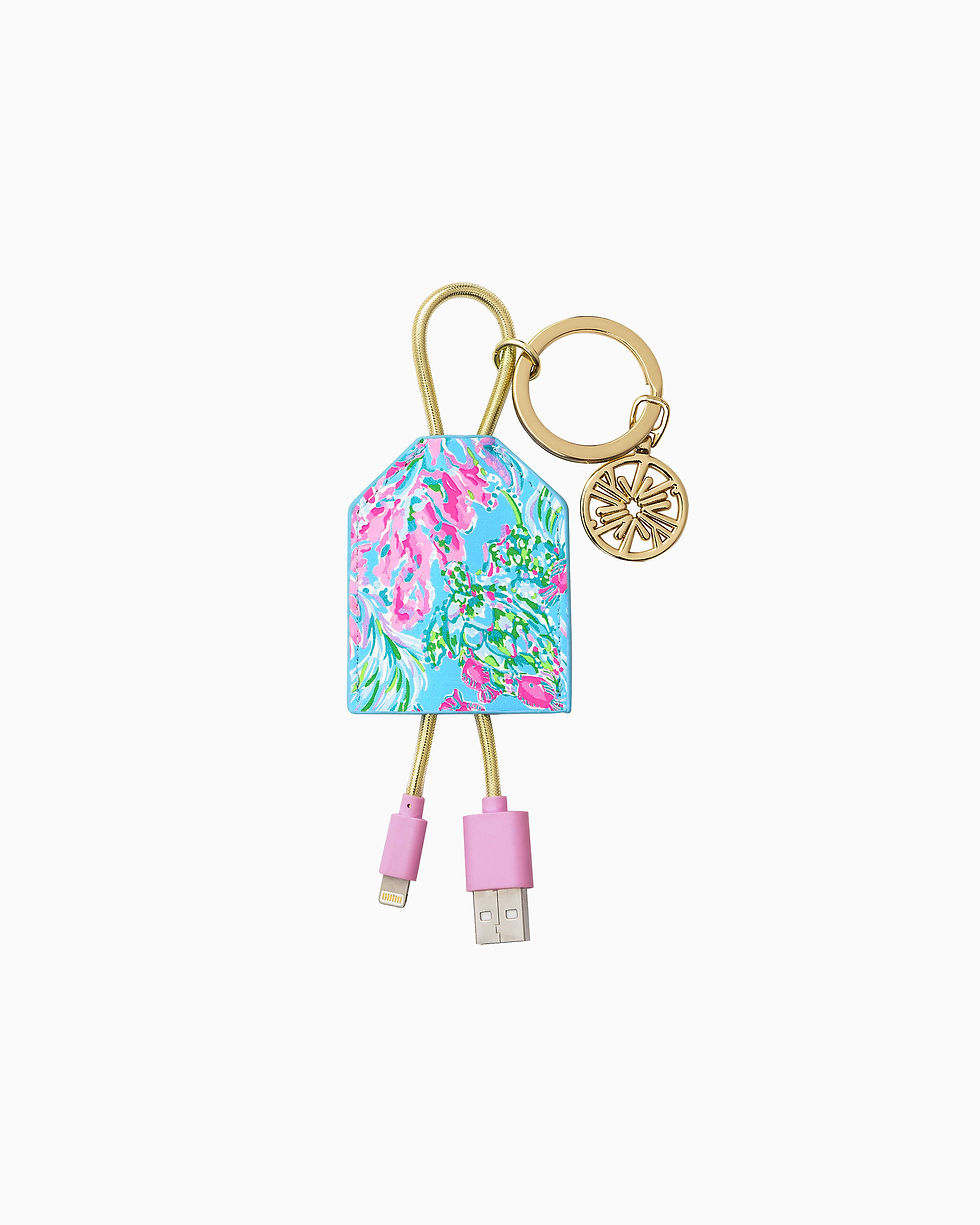 Thumbnail: Lilly Pulitzer Charging Tag - Best Fishes 211902