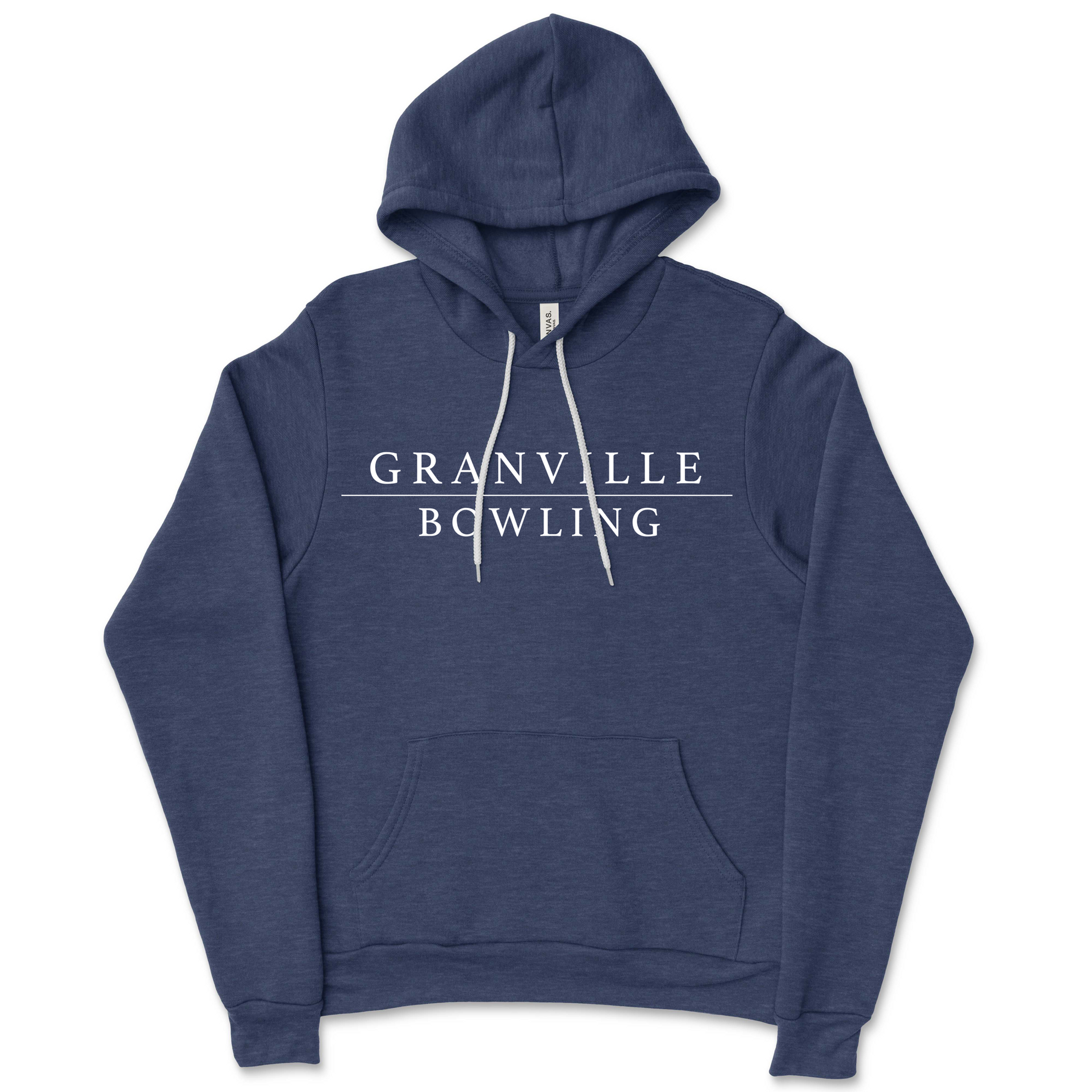 Navy Bowling Hooded Sweatshirt (Line)