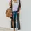 Thumbnail: Lady Granville Long Front Open Button Pocket Coat