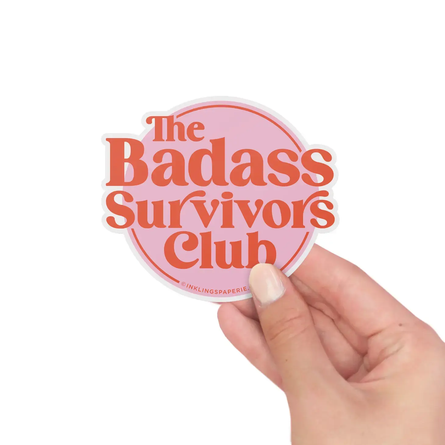 Inklings Paperie Vinyl Sticker - Badass Survivors Club