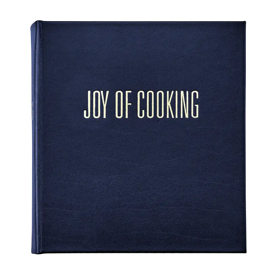 Graphic Image Joy Of Cooking - Navy Bonded Leather