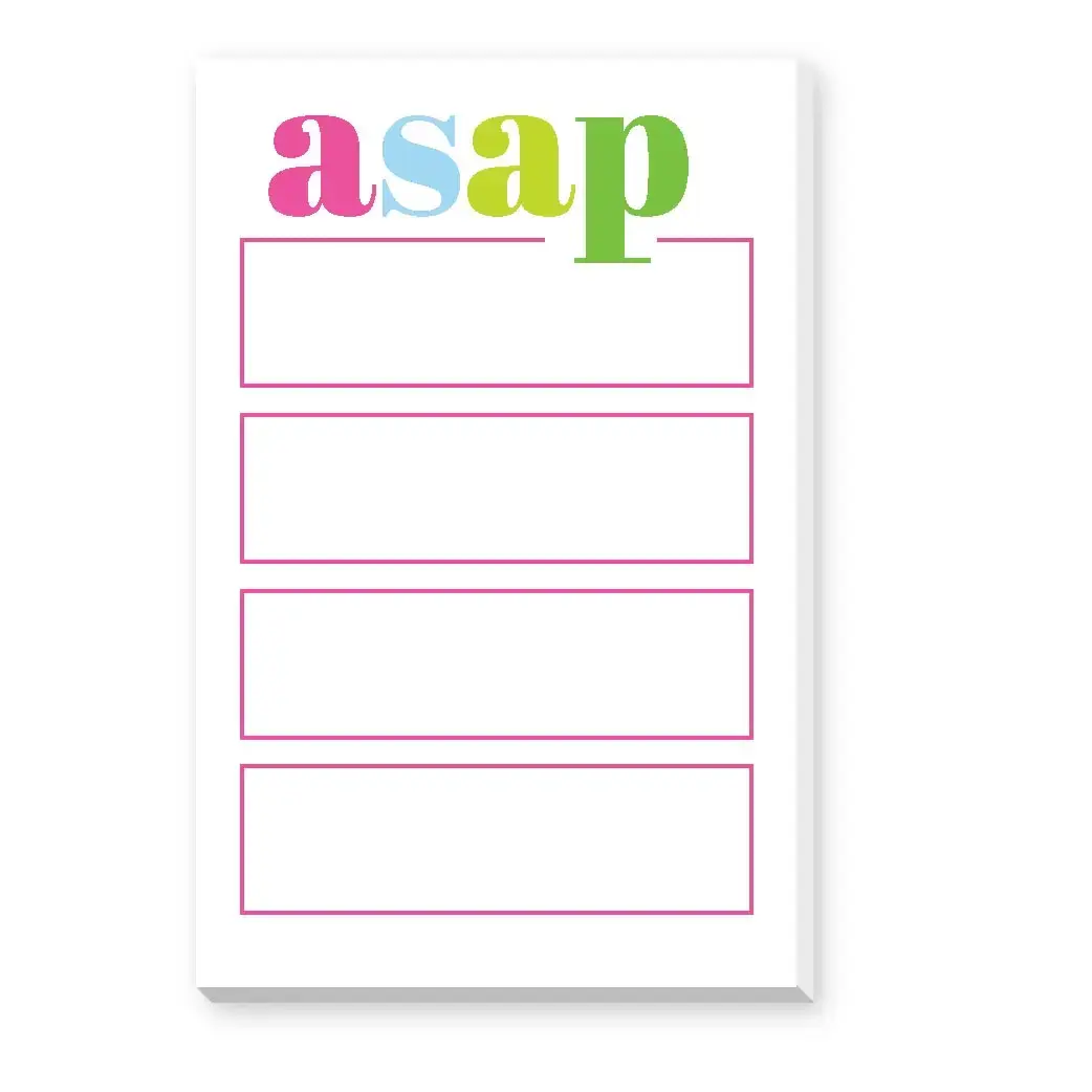 Donovan Designs ASAP Large Notepad
