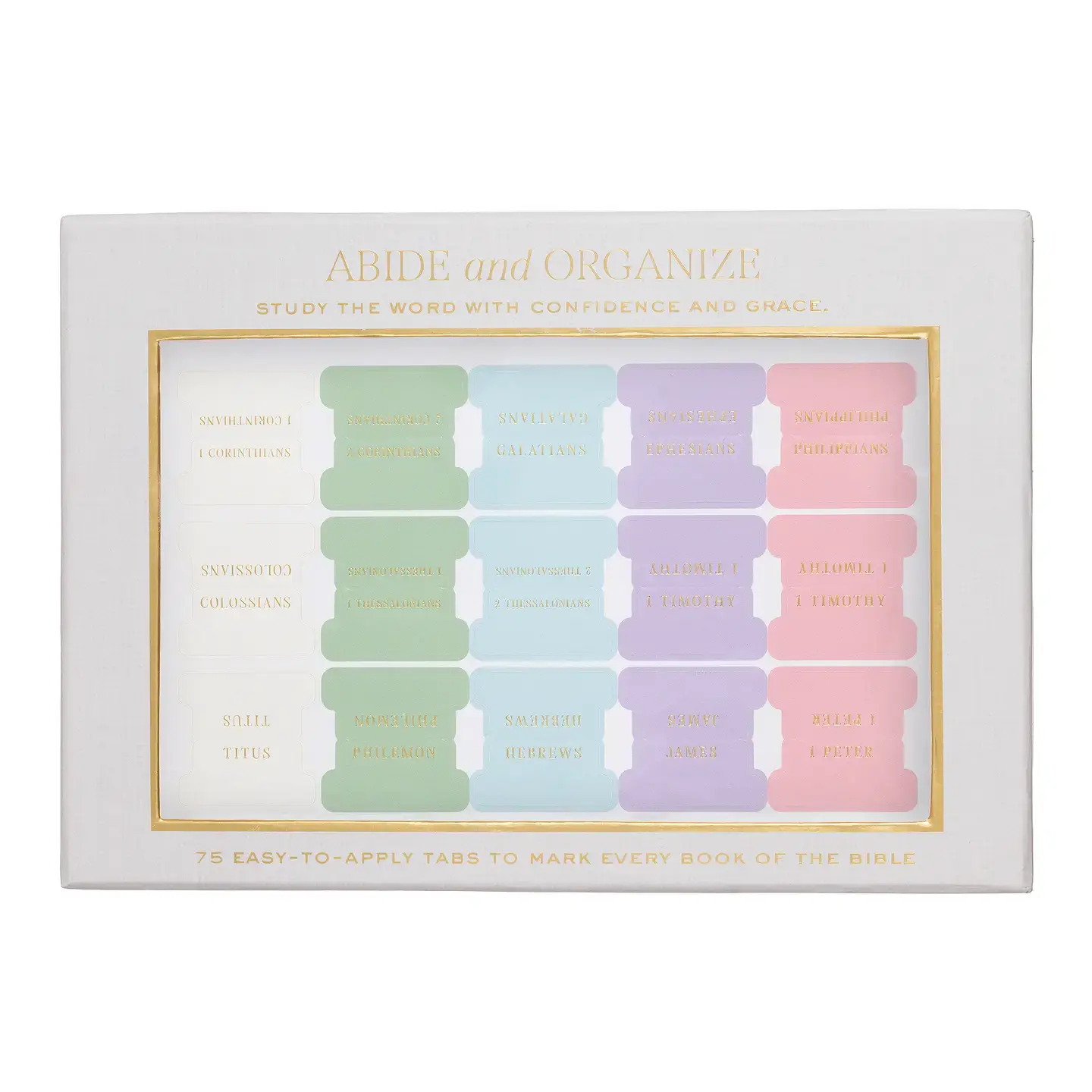 Eccolo Faith Collection Bible Tab Stickers Set