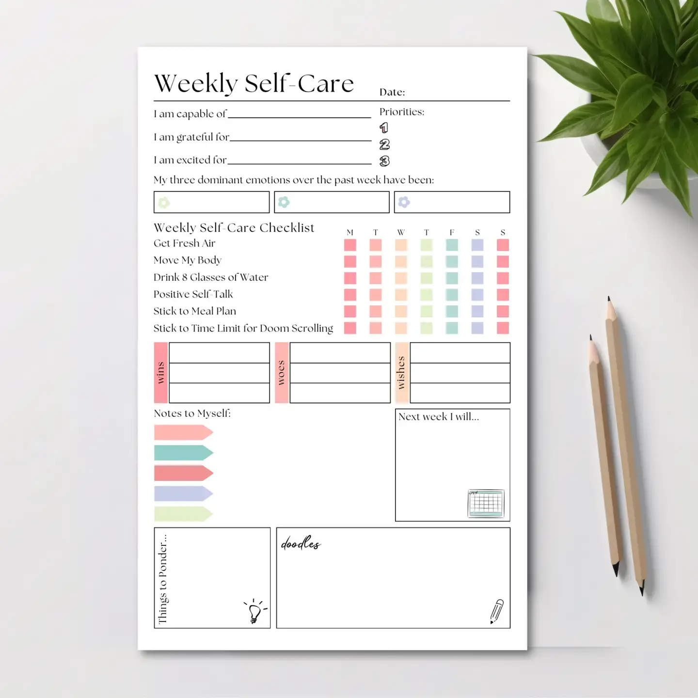 Eleventh & Taylor Weekly Self Care