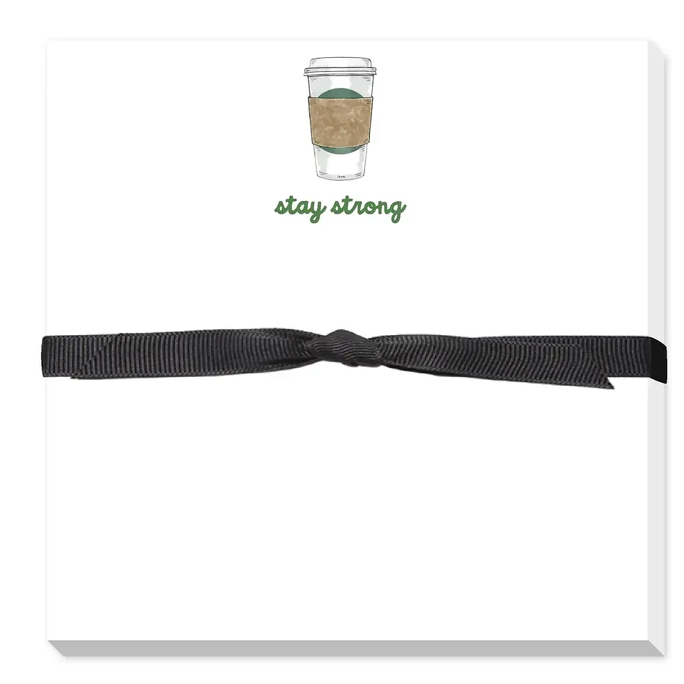Donovan Designs Stay Strong Doodle Notepad