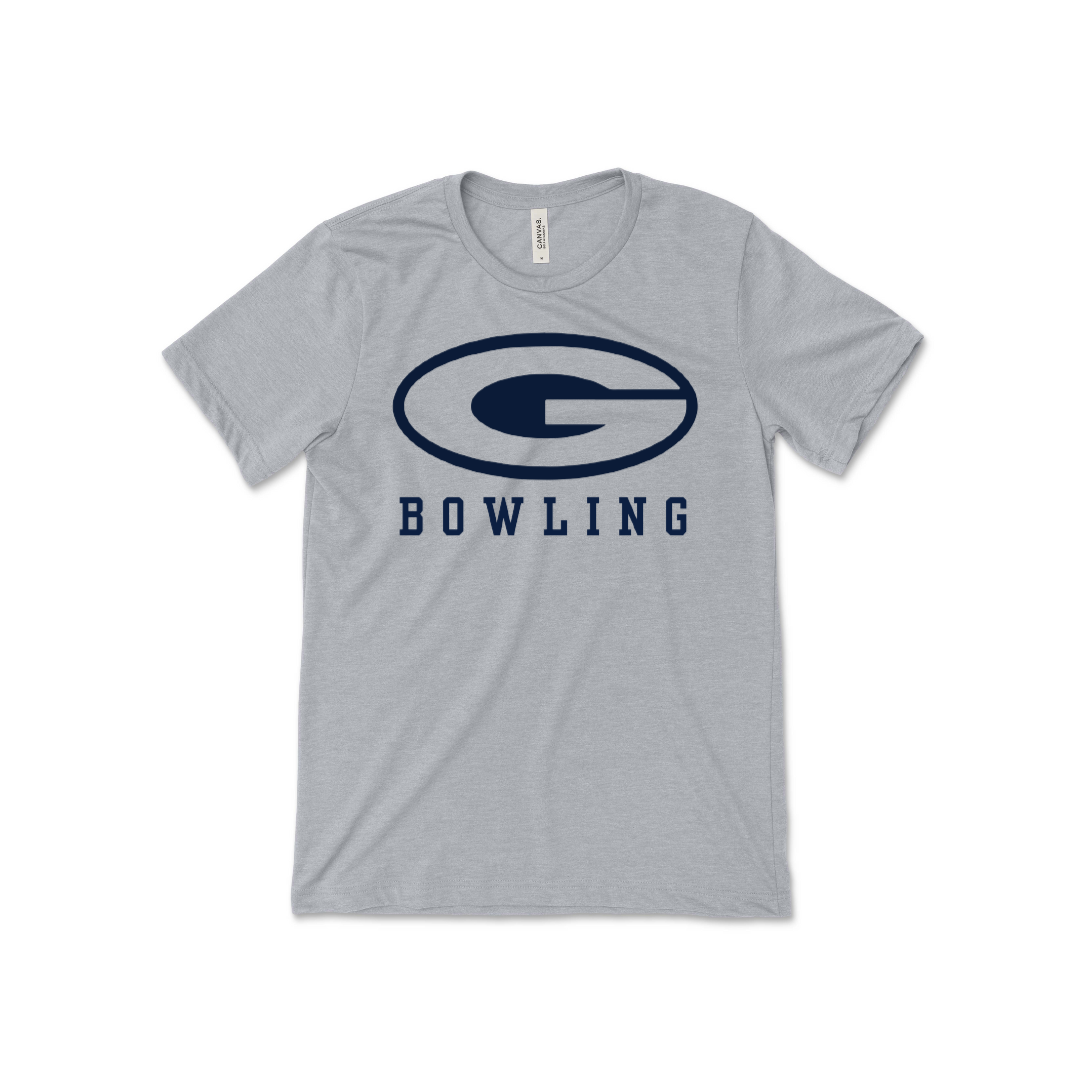 Grey Short Sleeve Bowling Tee (Big G)