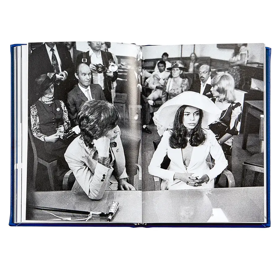 Thumbnail: Graphic Image Little Book Of Yves Saint Laurent - Indigo Traditional Leather