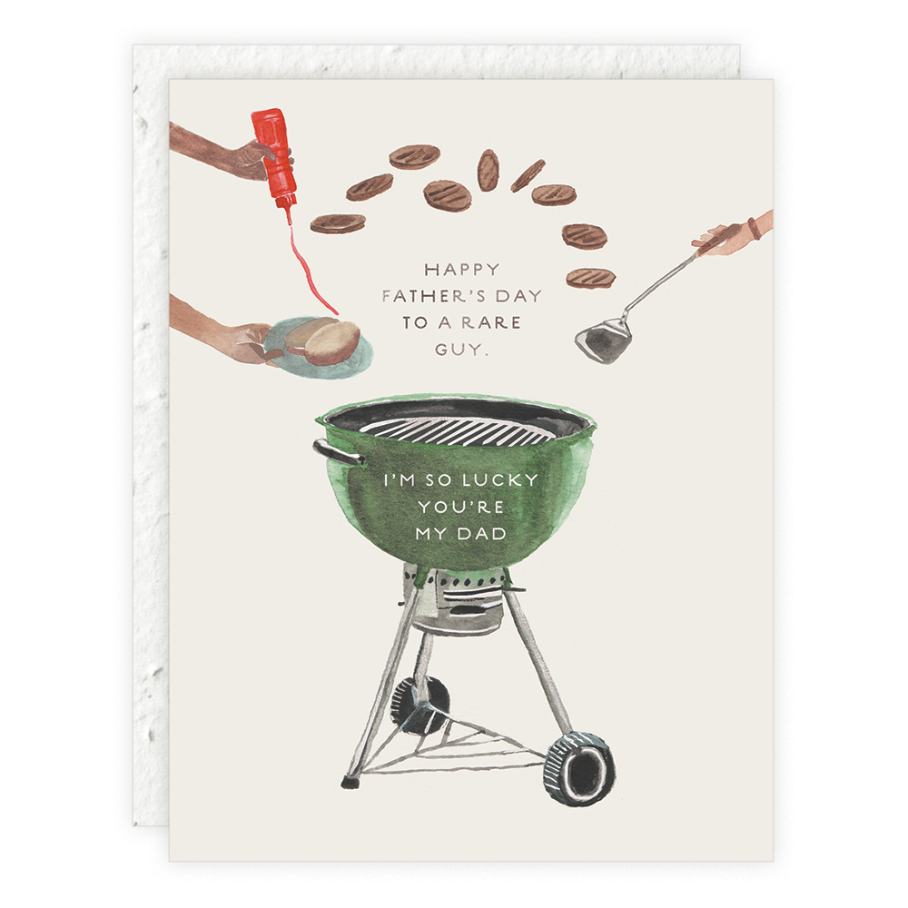 Seedlings Grilling Father's Day Card