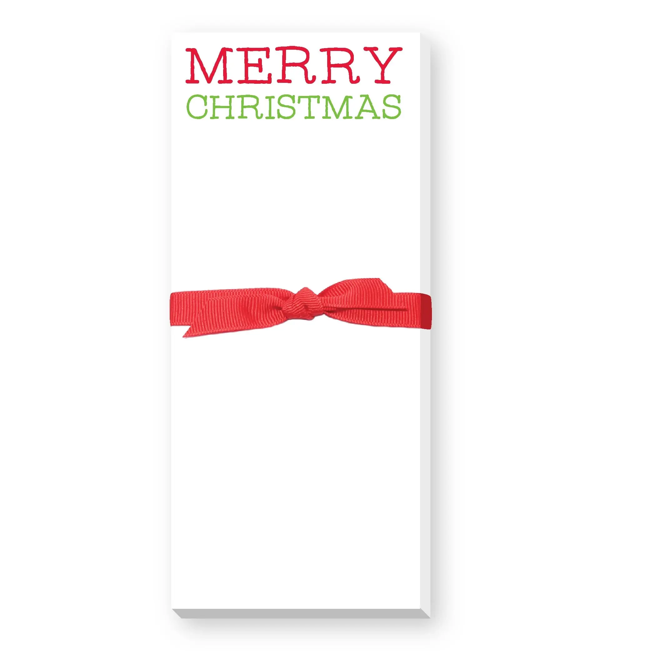 Donovan Designs Merry Christmas Skinnie Notepad