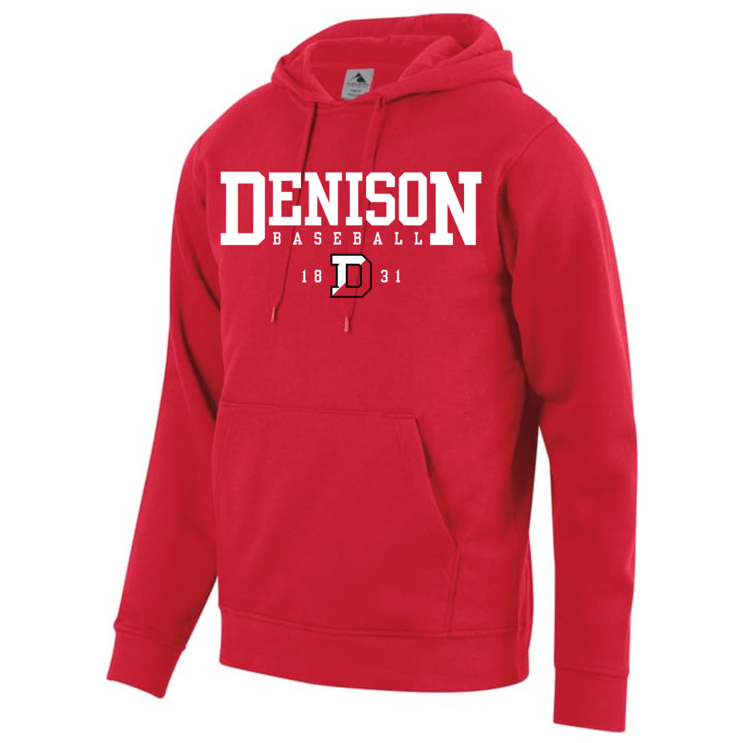 Denison Baseball Red Hoodie