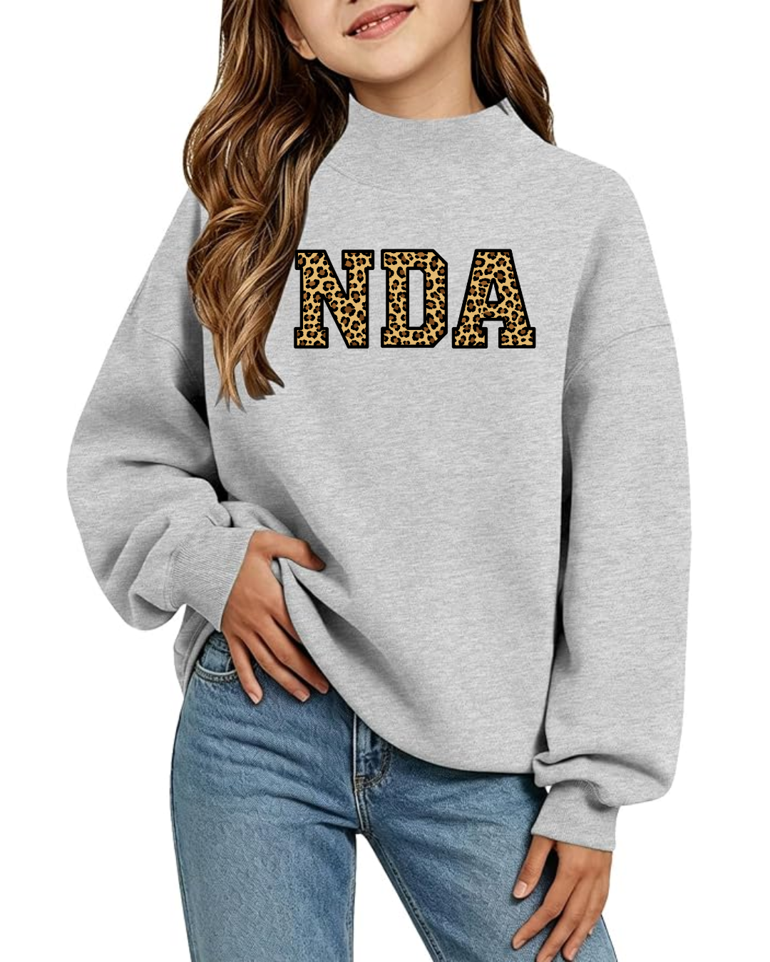 Girls Northpointe Dance Academy Cheetah Mockneck
