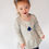 Thumbnail: Little Granville Toddler Long Sleeve Peplum Top - Heather Gray