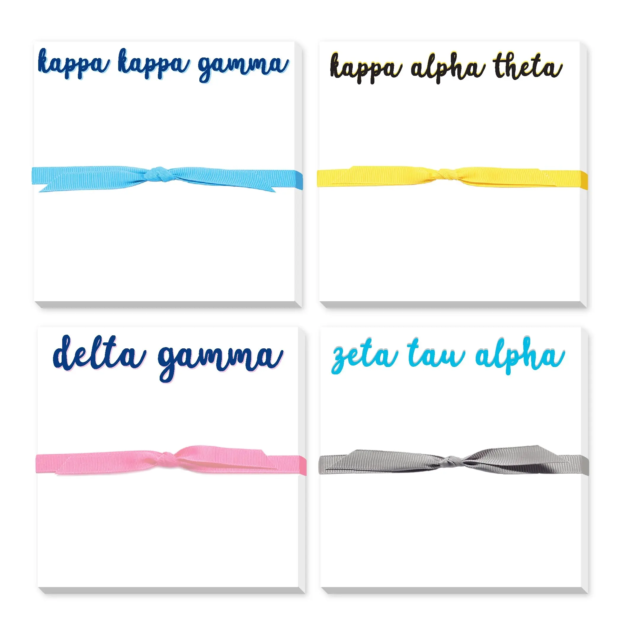 Sorority Greek Doodle Notepad