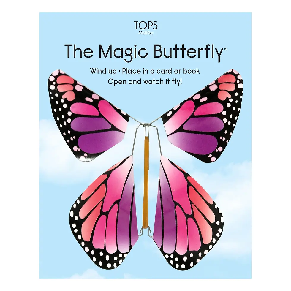 Tops Malibu Magic Flying Rainbow Butterfly - Pink