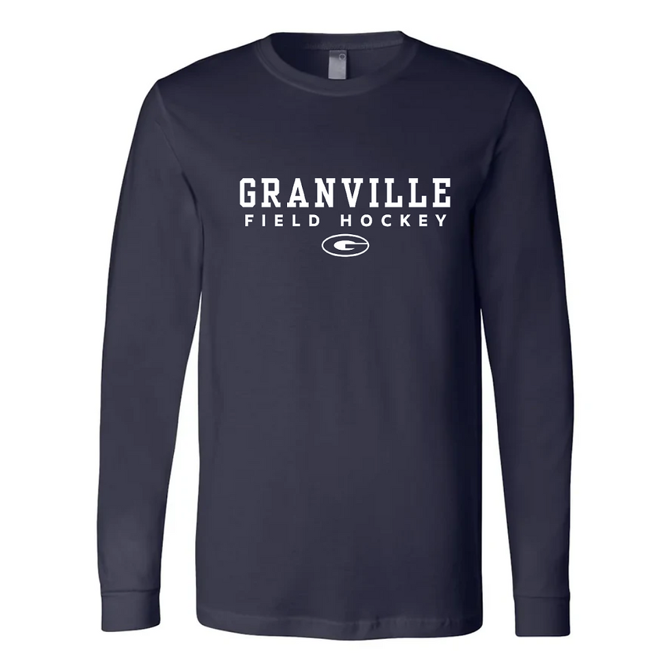 Thumbnail: Granville Field Hockey Long Sleeve Tee