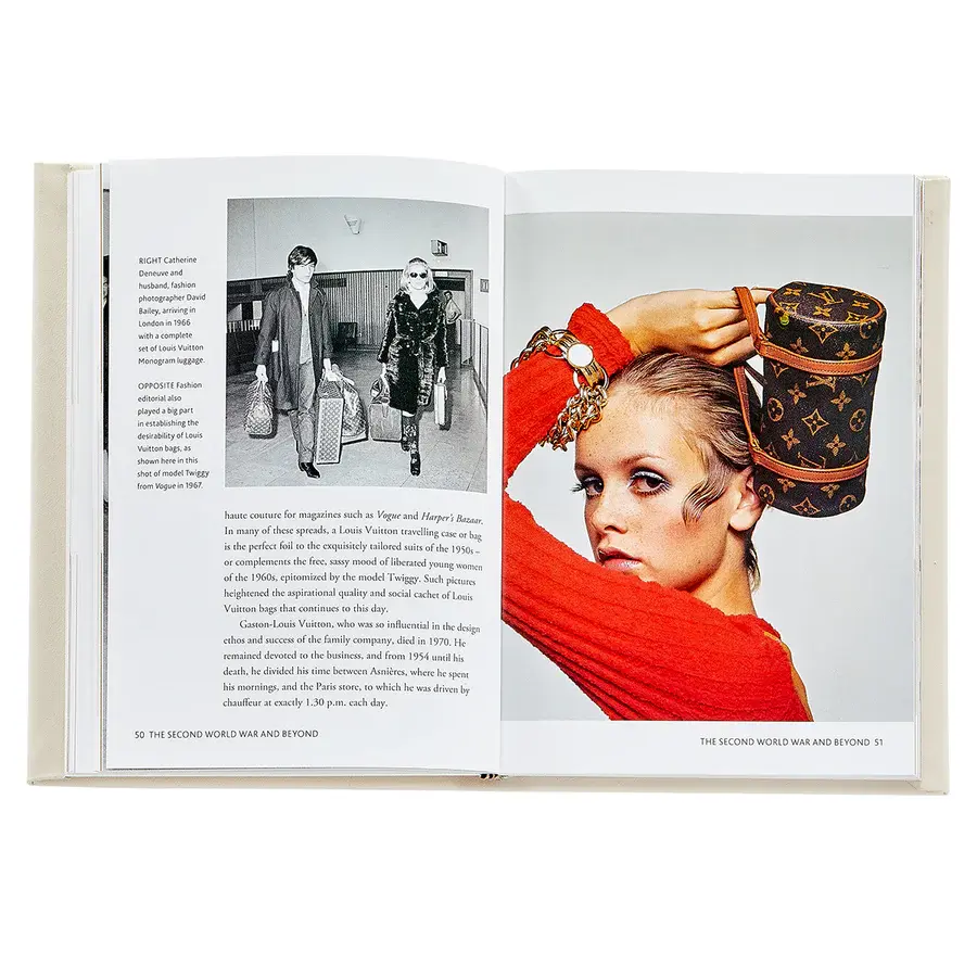 Thumbnail: Graphic Image Little Book Of Louis Vuitton - Ivory Traditional Leather