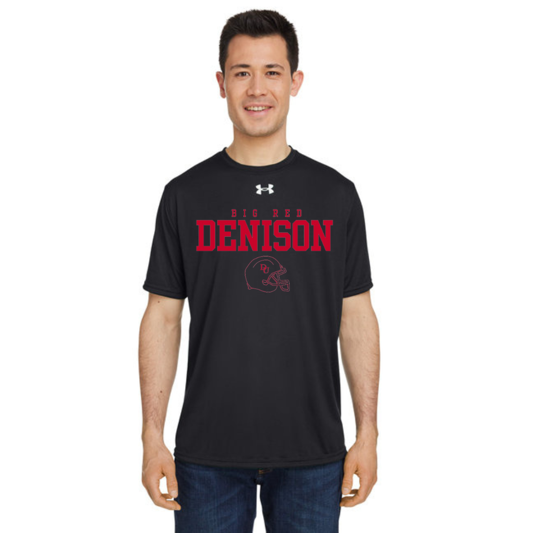 Denison Football Black Under Armour Men's Team Tech T-Shirt