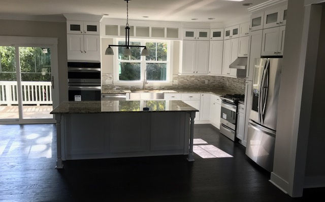 Picture of kitchen built by R&R Custom Builders.