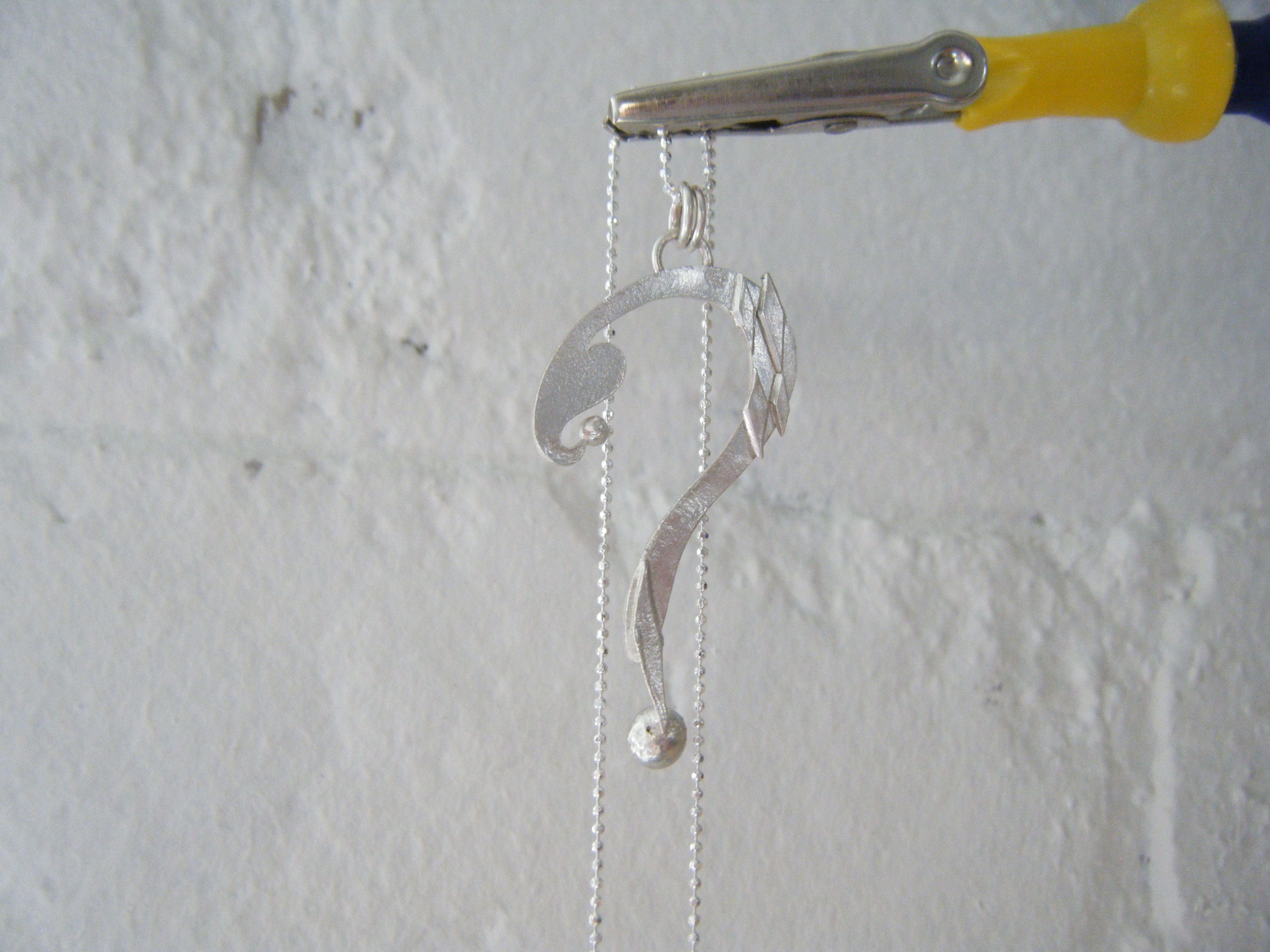 Plaid Question Mark 18 in