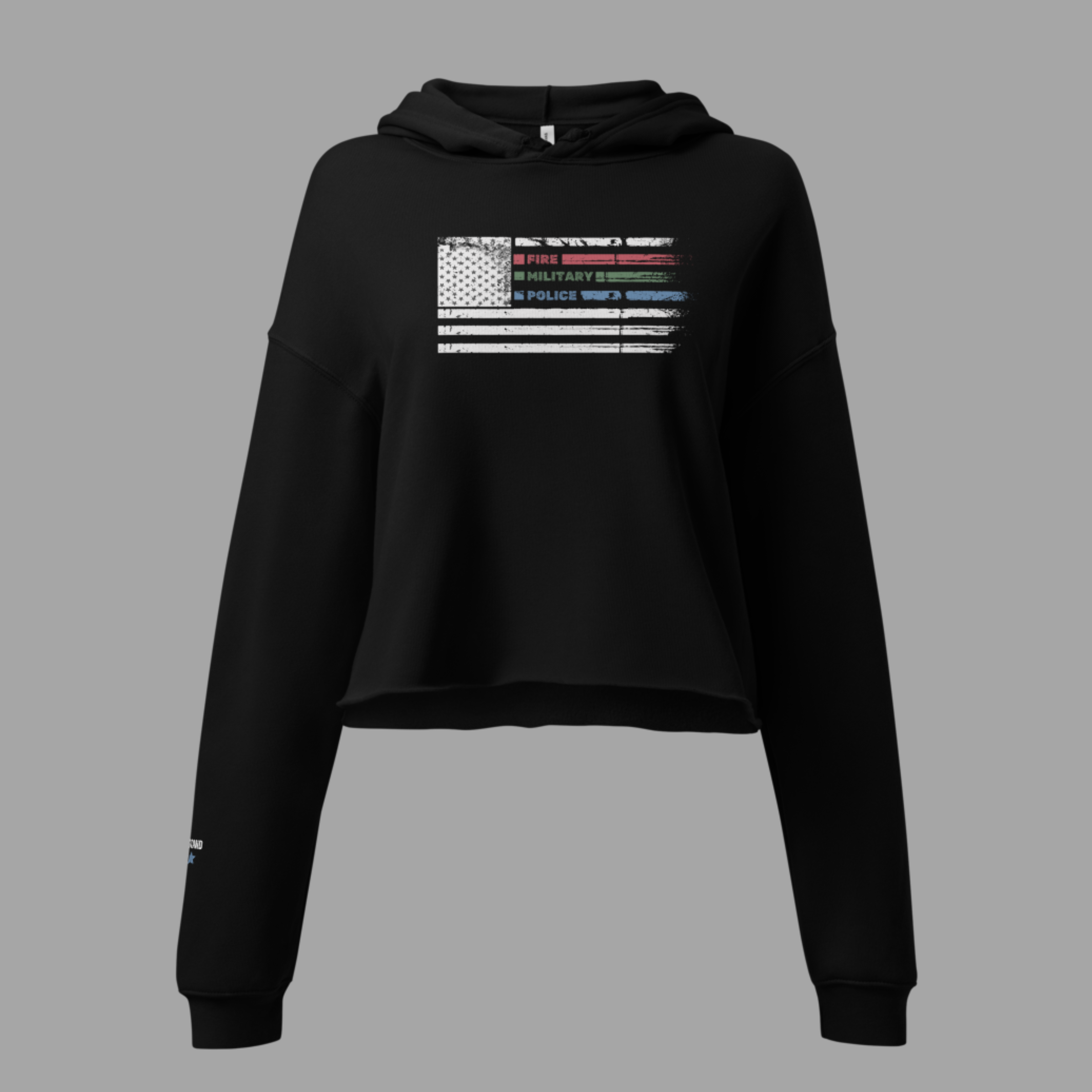 United We Stand - Women's Crop Hoodie