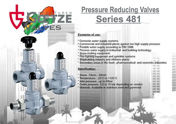 Goetze Pressure Reducing Valves