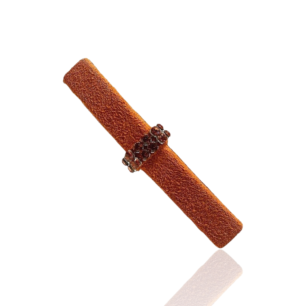 VV Mini Mocka Hårspänne - Orange