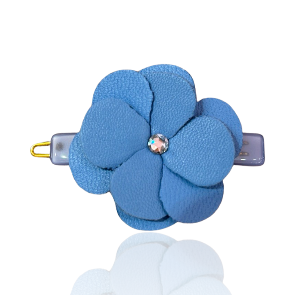 VV Zaira Mini Hårspänne - Blå