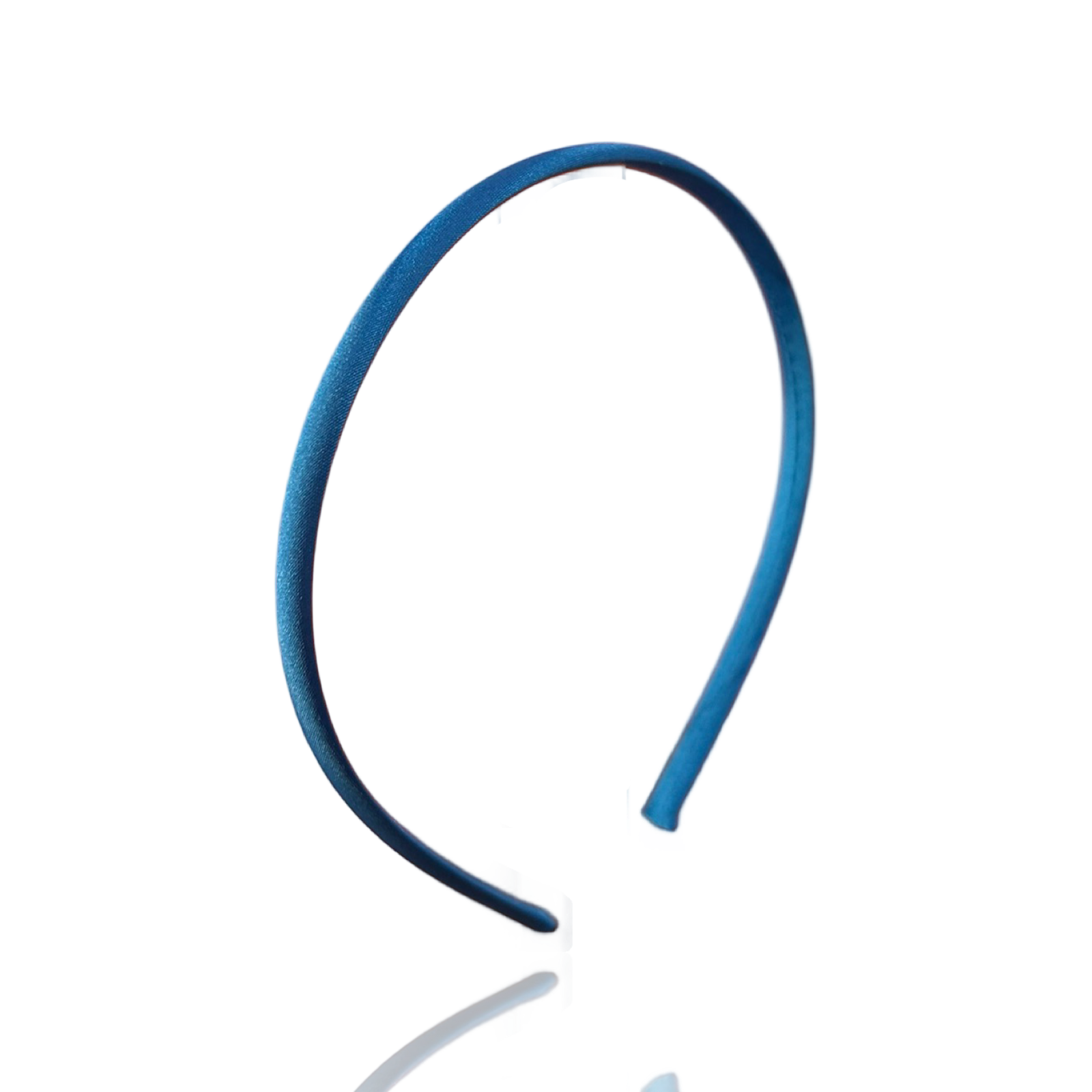 Siden Diadem - Jeansblå