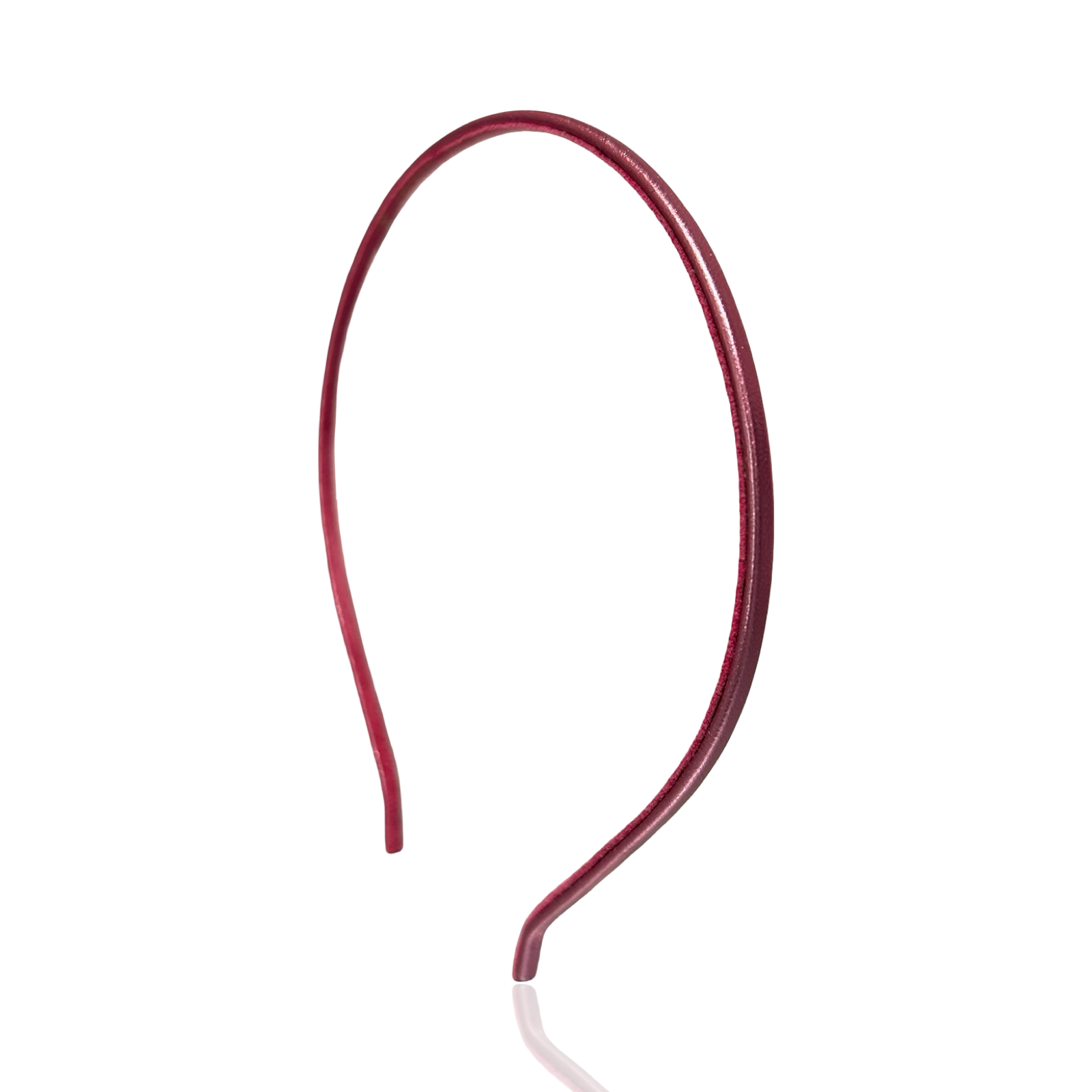 VV Läder Diadem - Metalic Rosa