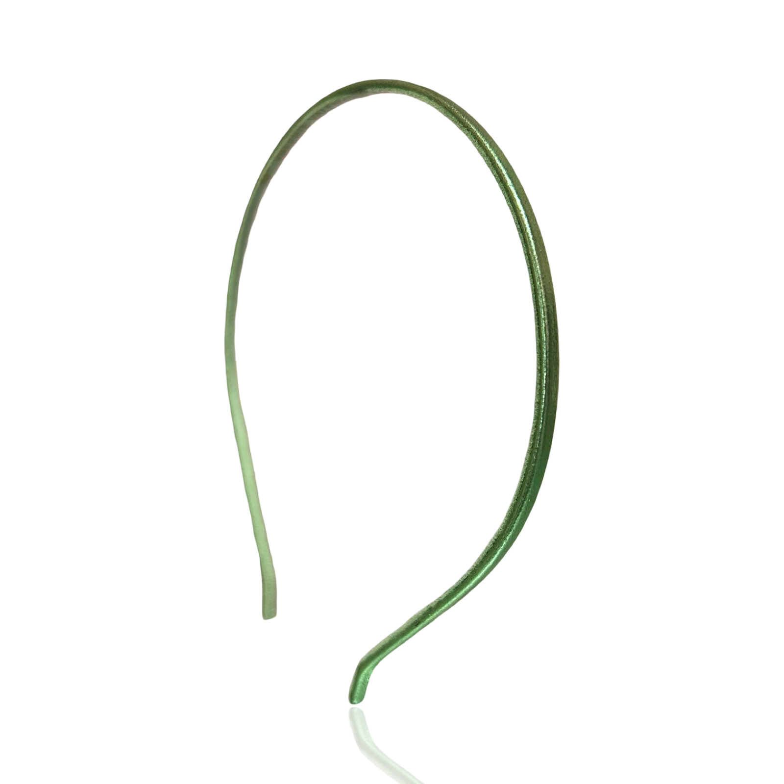 VV Läder Diadem - Metalic Grön