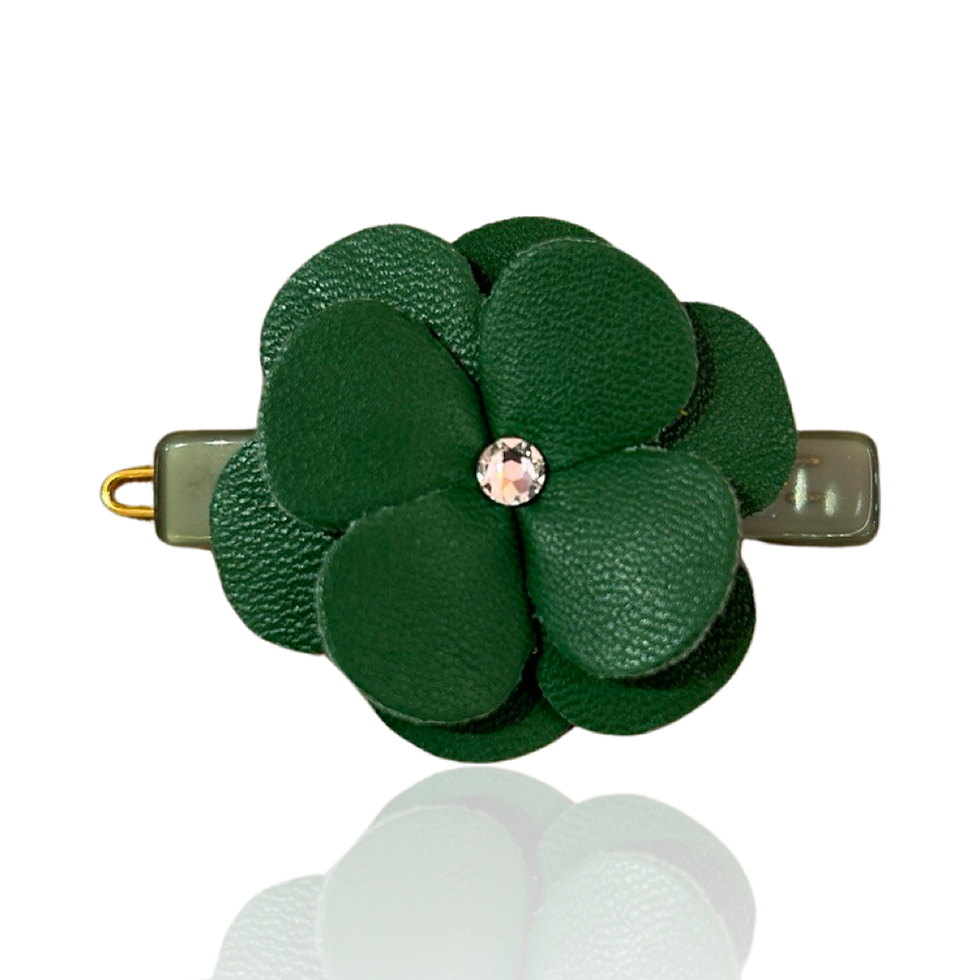 VV Zaira Mini Hårspänne - Grön