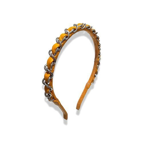 VV Chain Diadem - Silver Kedja - Ljus Orange
