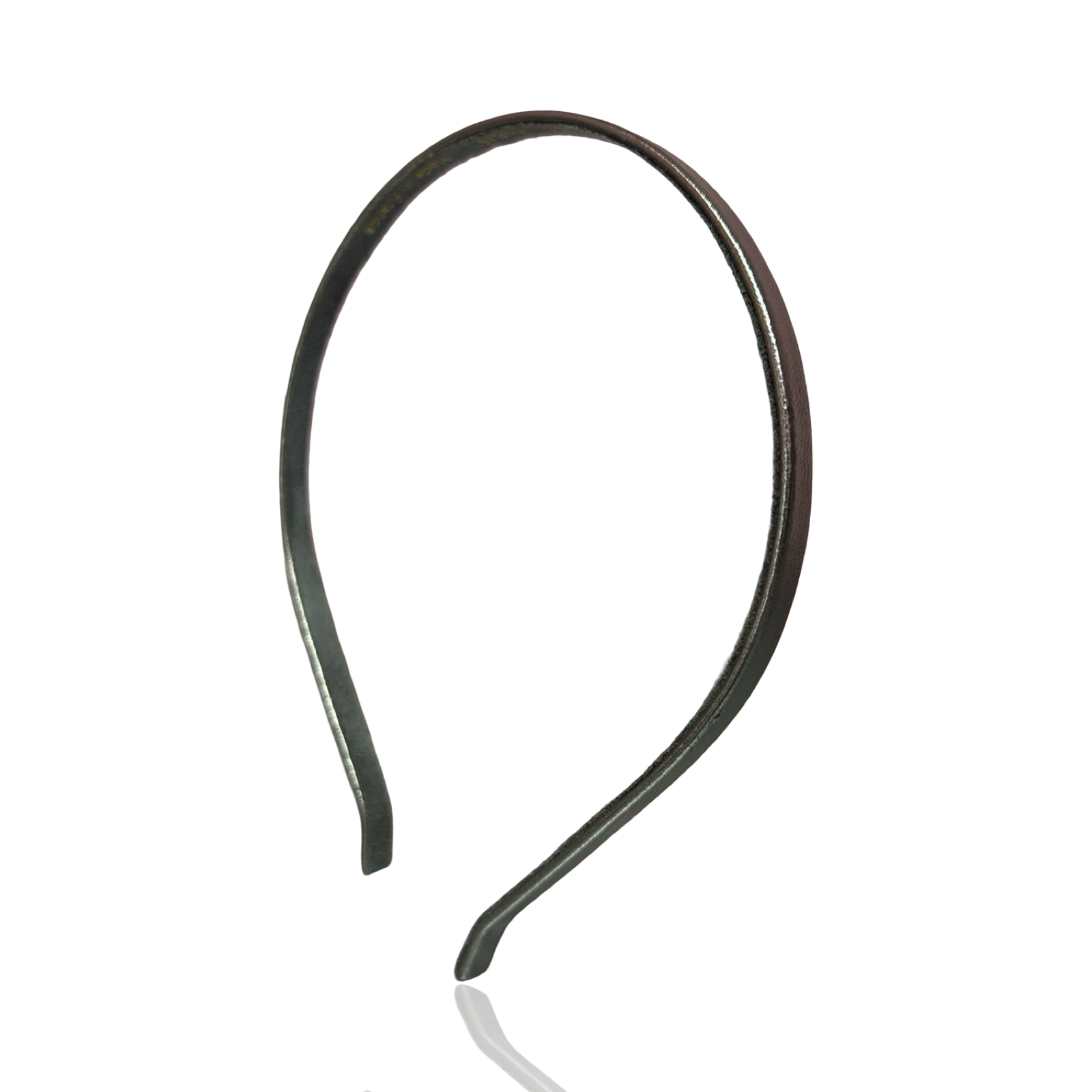 VV Läder Diadem - Metalic Grå