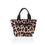 Miniatura: Borsa a mano Valentina da donna, in stampa leopardata, con tracolla opzionale