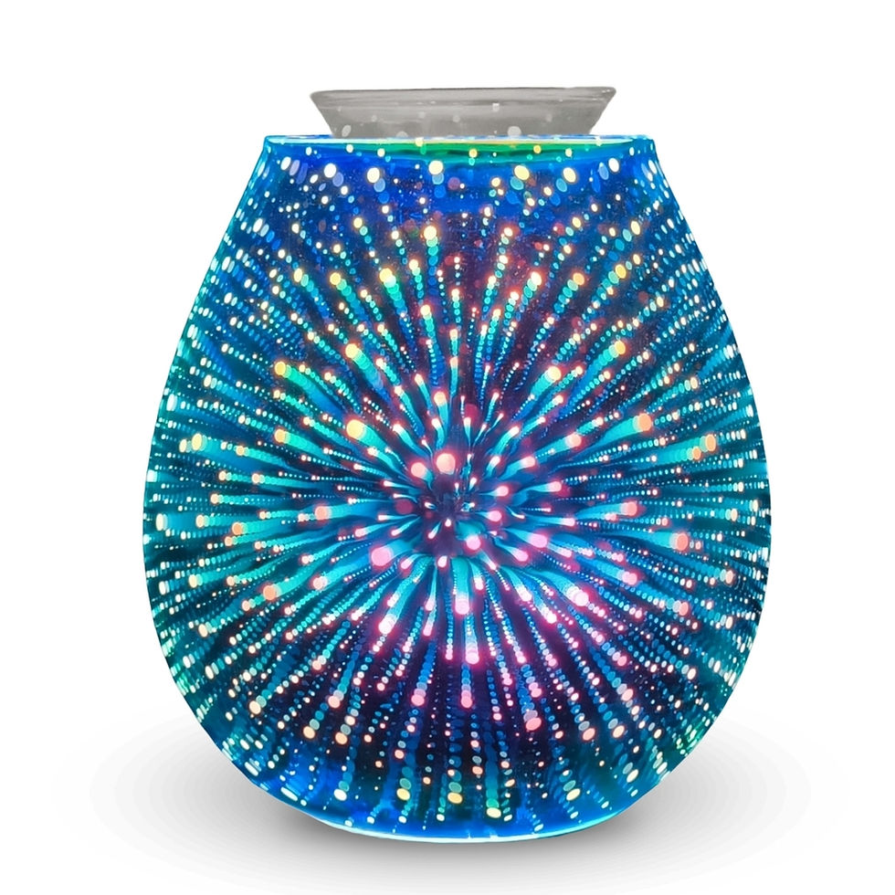 Lampada Brucia Cere Calorya No. 6 – Diffusore per Cera Profumata e Oli Essenziali con Effetto Luminoso 3D