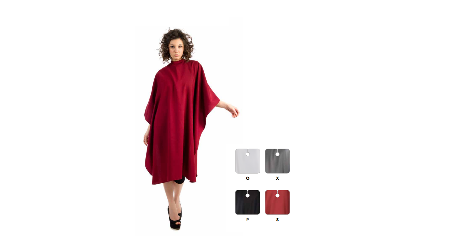 MANTELLA DA TAGLIO PROFESSIONALE PER PARUCCHIERI DIVERSE NUANCE MODELLO ELEGANCE