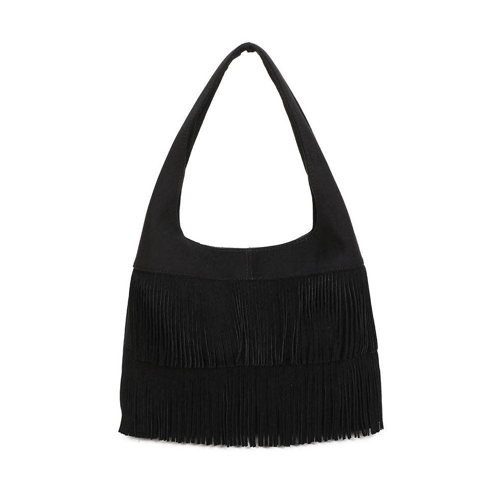 Ondaya – La borsa hobo con frange dallo stile bohémien