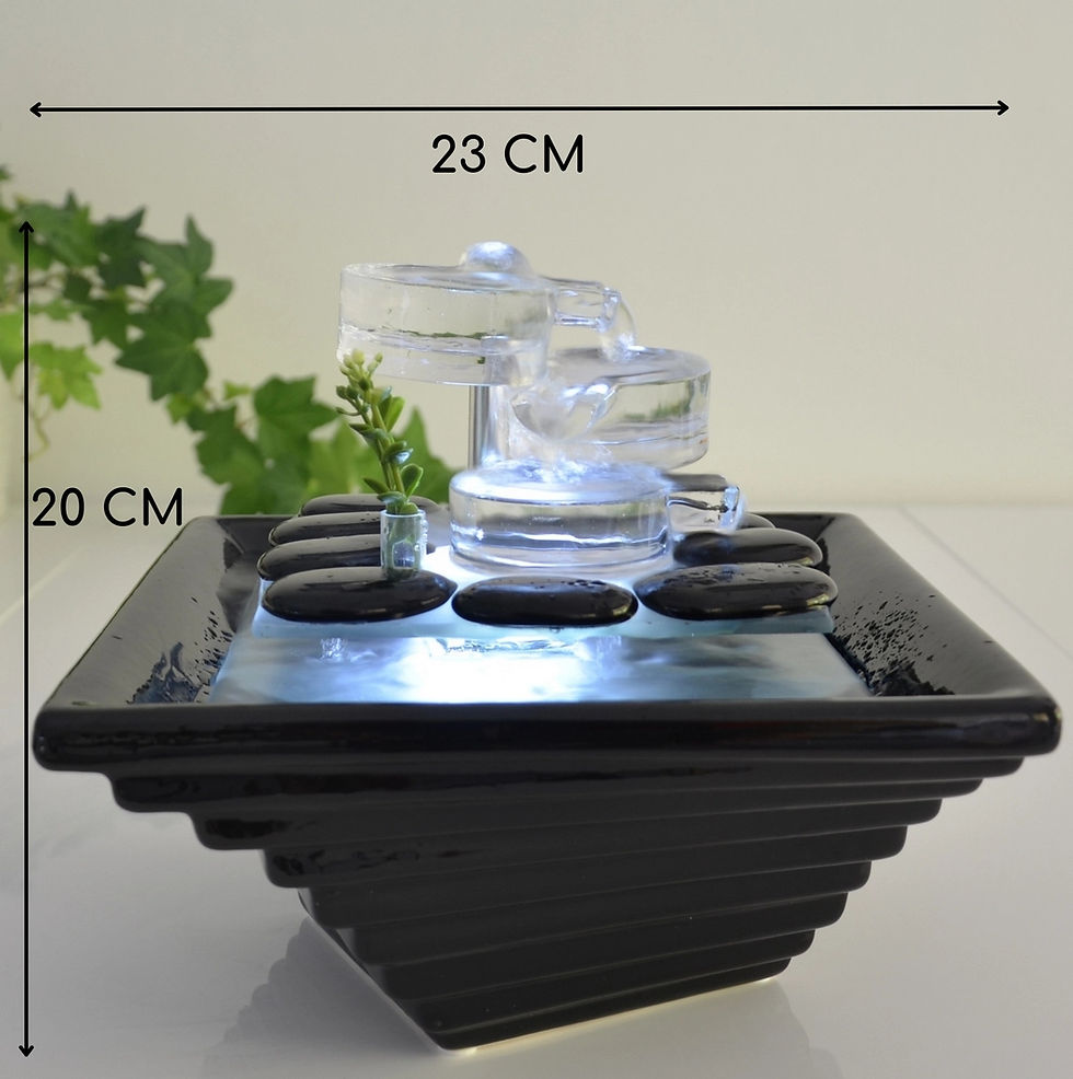 Miniatura: Cristallo Puro: Fontana Himalayana di Eleganza Unica