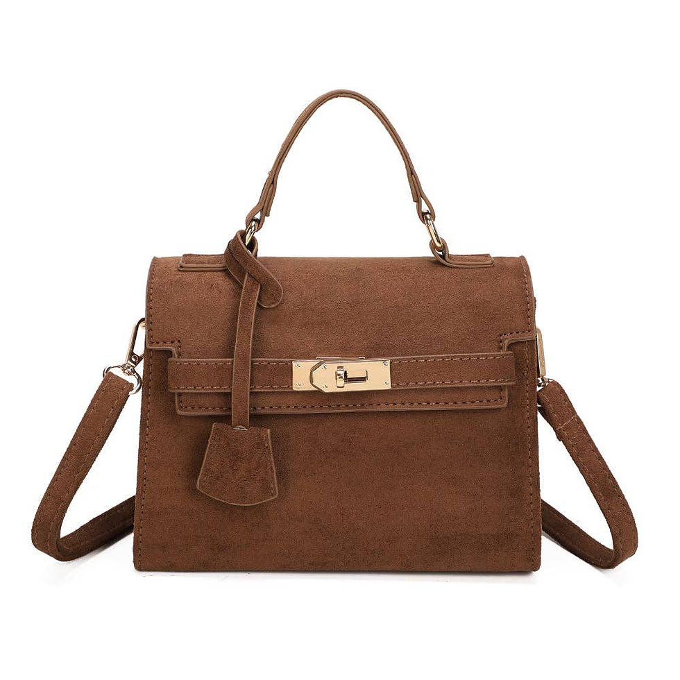 Léora Mini Scamosciata Gallantry – Borsa Elegante Compatta con Tracolla Rimovibile