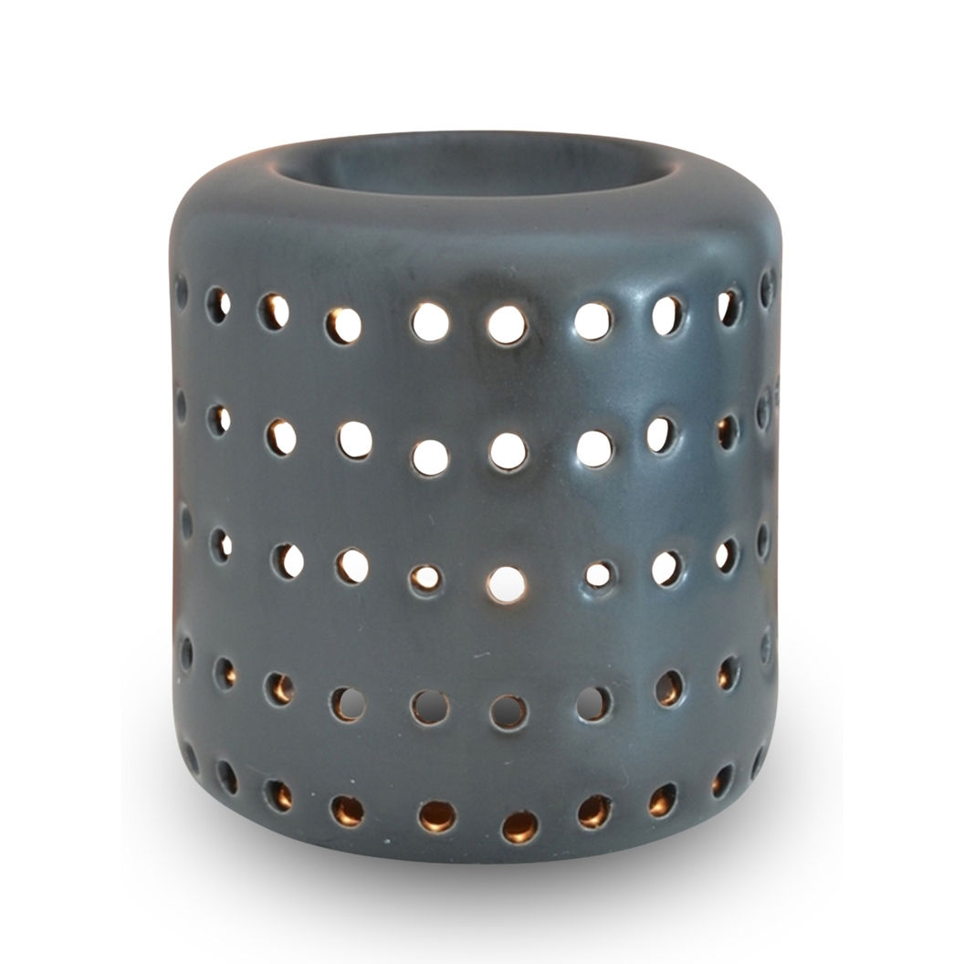 Brucia Profumo in Ceramica “Colosseo” – Nero Fondente con Cera Profumata