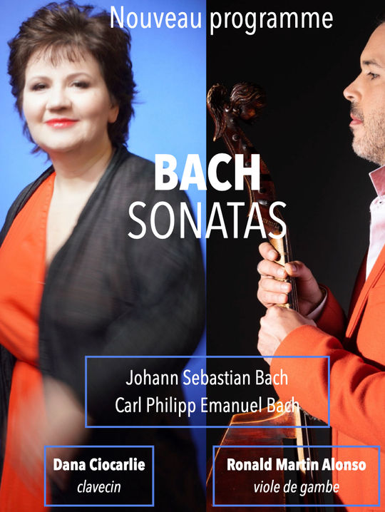 Les sonates de Johann Sebastian Bach et Carl Philipp Emanuel Bach par Dana Ciocarlie et Ronald Martin Alonso